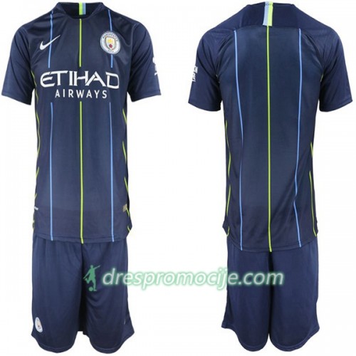 Manchester City Dres Dječji Gostujući 2018/19 Kratkih Rukava Manchester City Dres Dječji Gostujući 2018/19 Kratkih Rukava